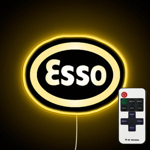 Esso Gasoline Logo neon sign