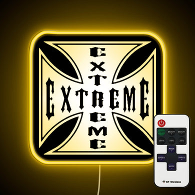 Extreme Cross neon sign