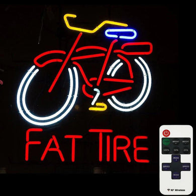 Fat Tire Beer Neon Sign