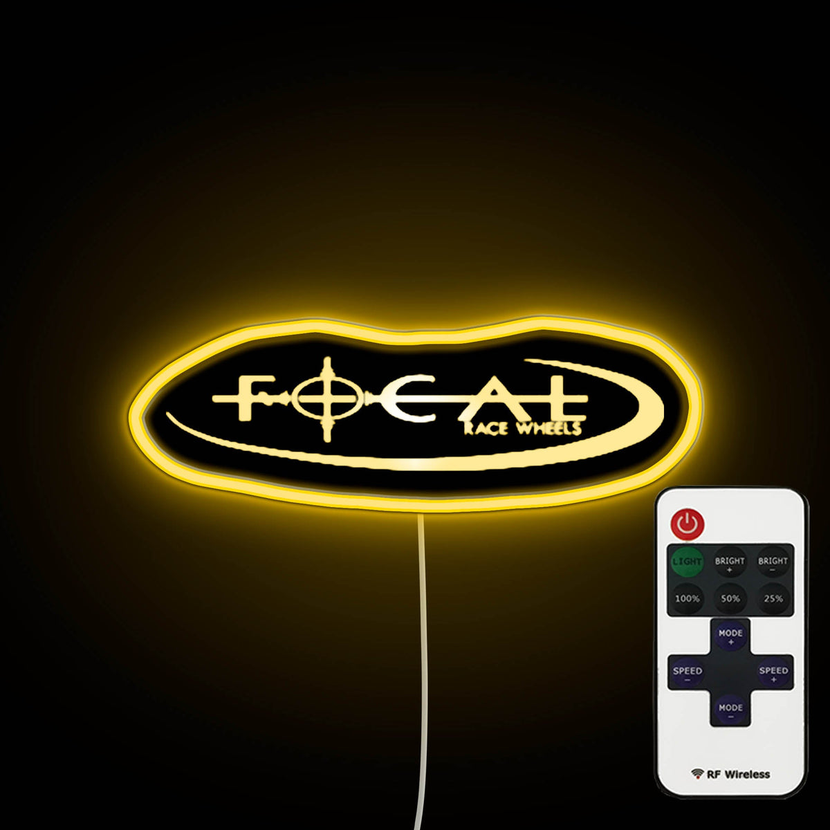 Focal Race Wheels Neon Wall Light – Neon Factory