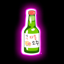 Load image into Gallery viewer, Soju bottle wall neon sign