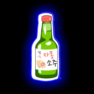 Soju bottle  bar sign