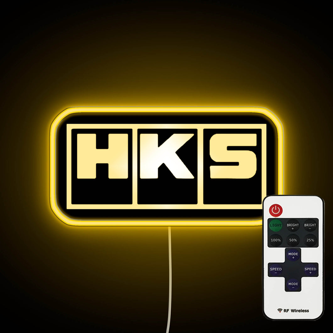 HKS Power Logo neon sign