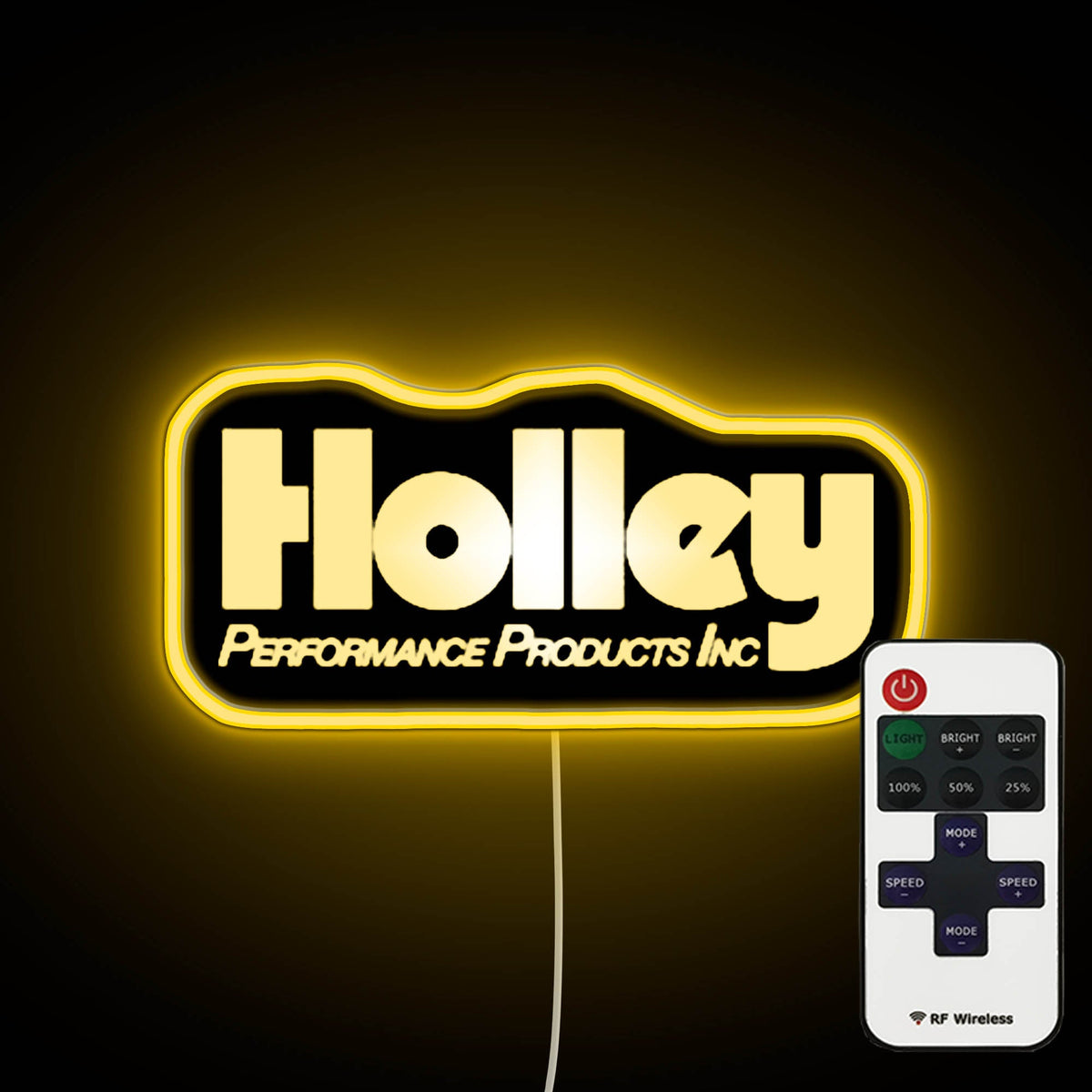 Holley Logo neon neon sign