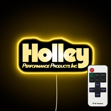 Holley Logo neon sign