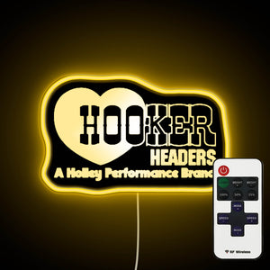 Hooker Headers neon sign