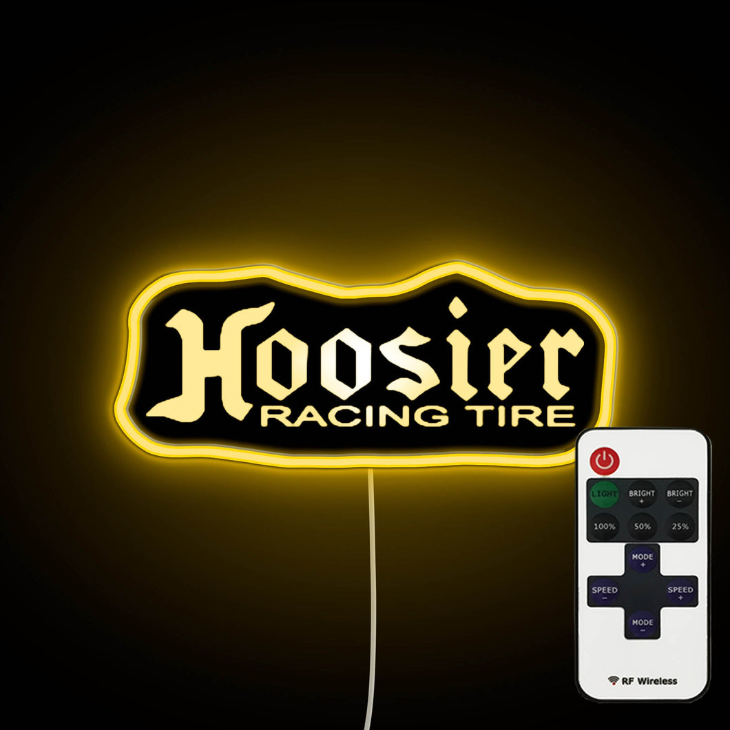 Hoosier Logo neon sign