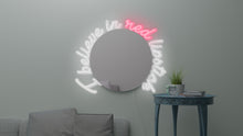 Load image into Gallery viewer, Personalized neon mirror sign