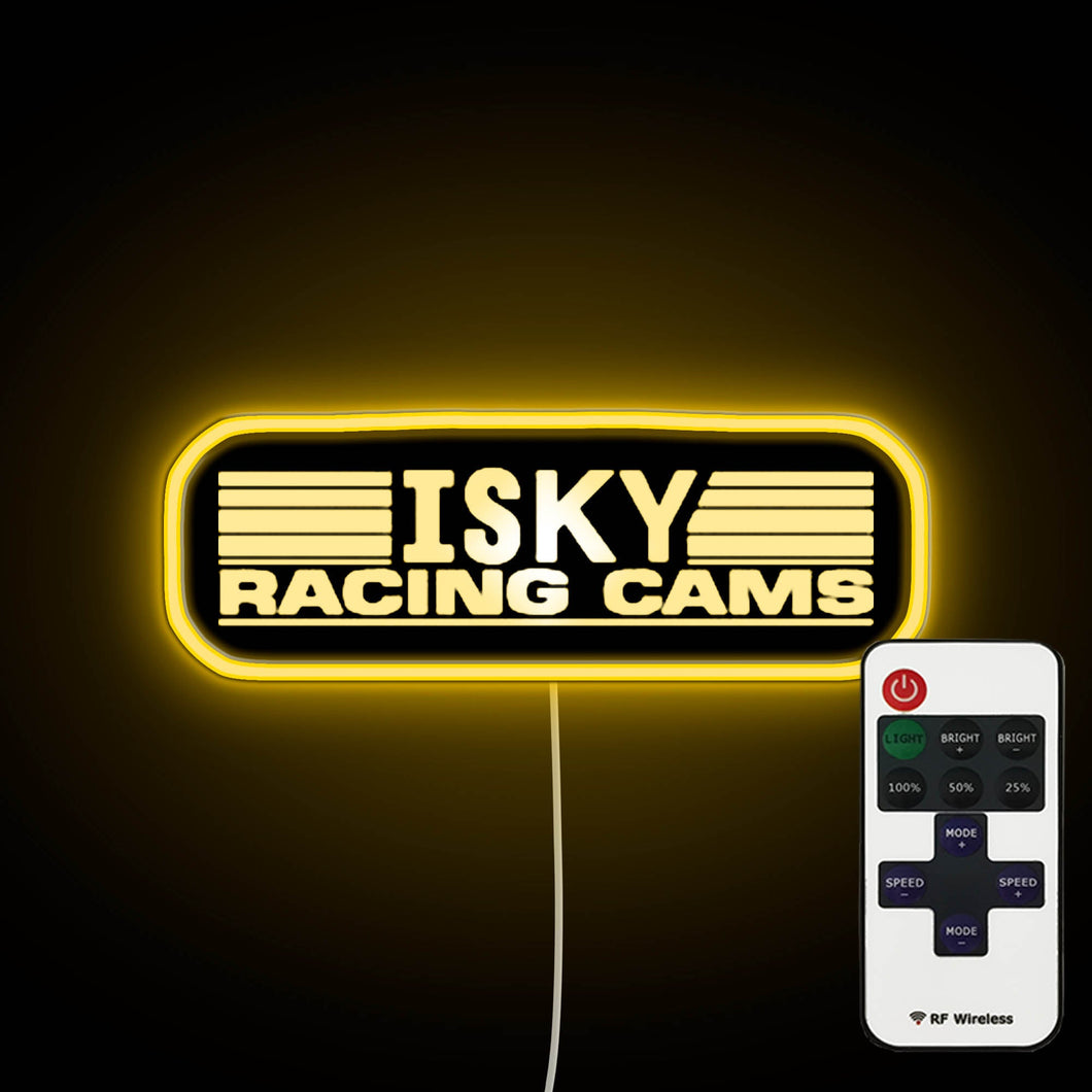 ISKY Racing Cams neon sign