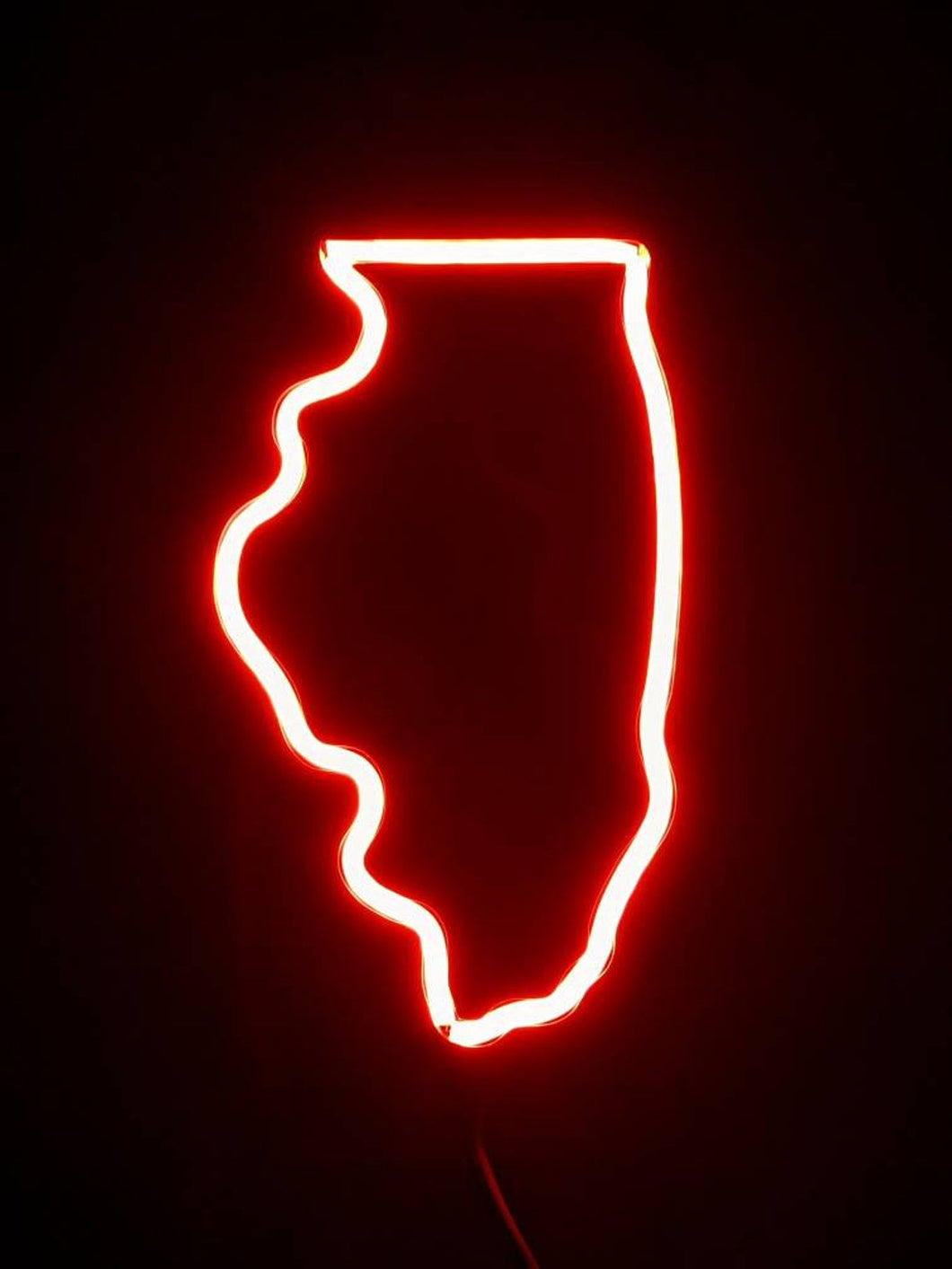 Illinois neon sign