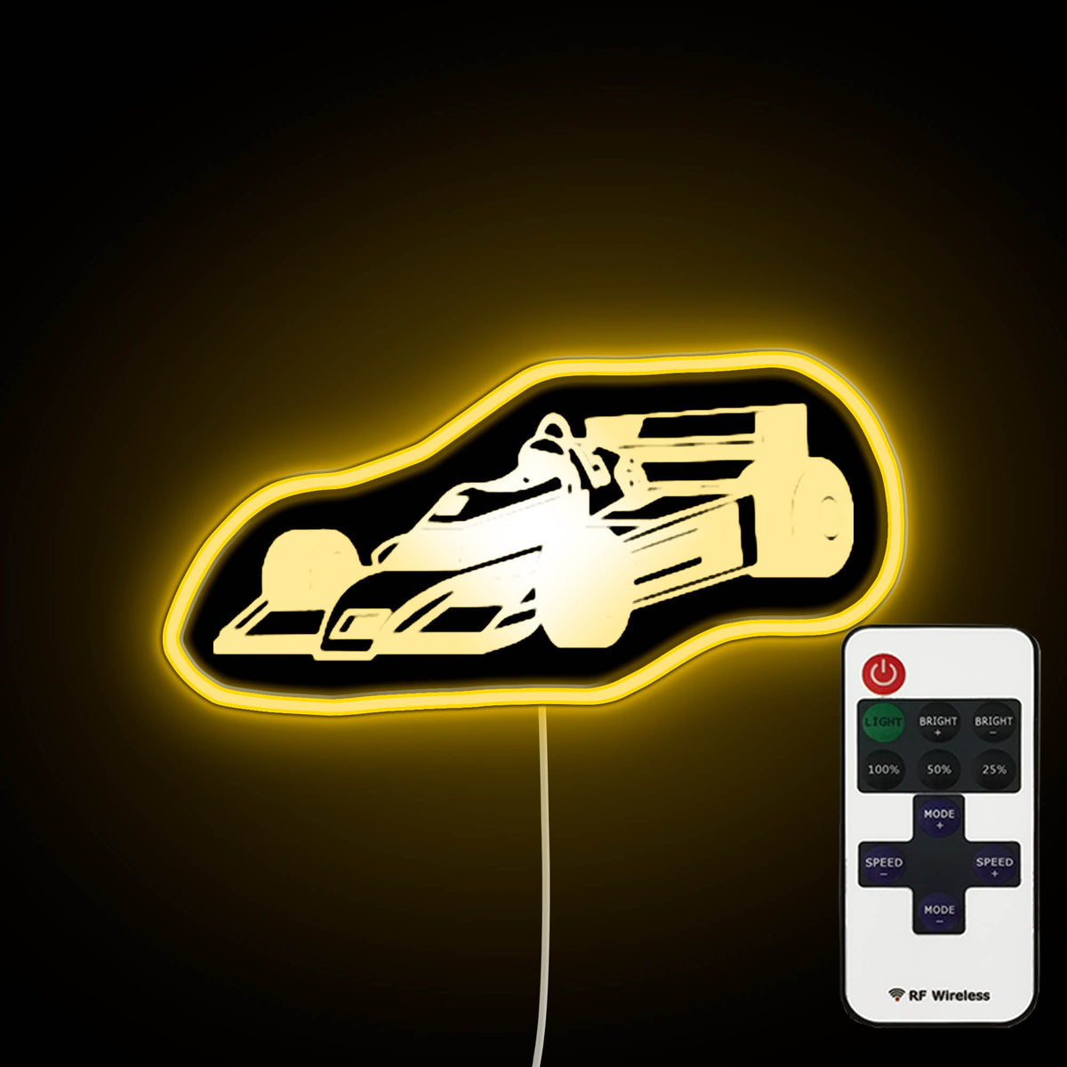 Neon Remote Control Car Sign Neon Wall Light - Indestructible Neon Car By Heathermajestic – Neon Factory