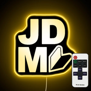 JDM Logo neon sign