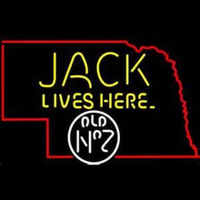 Load image into Gallery viewer, Jack-Daniels-Jack-Lives-Here-Nebraska