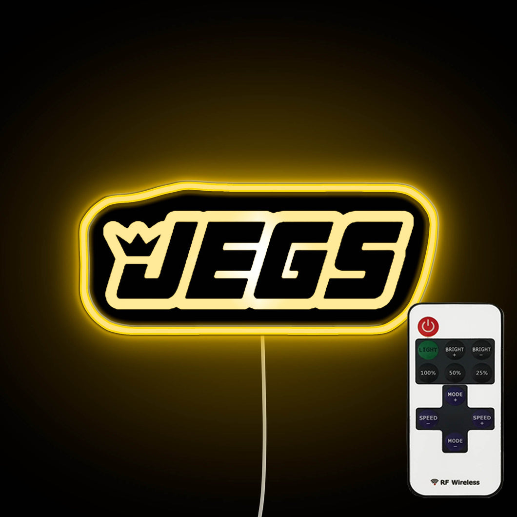 Jegs Logo neon sign