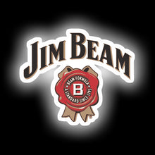 Load image into Gallery viewer, Jim Beam logo neon