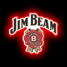 Load image into Gallery viewer, Jim Beam neon sign for sale - bar neon sign