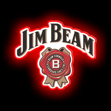 Jim Beam neon sign for sale - bar neon sign