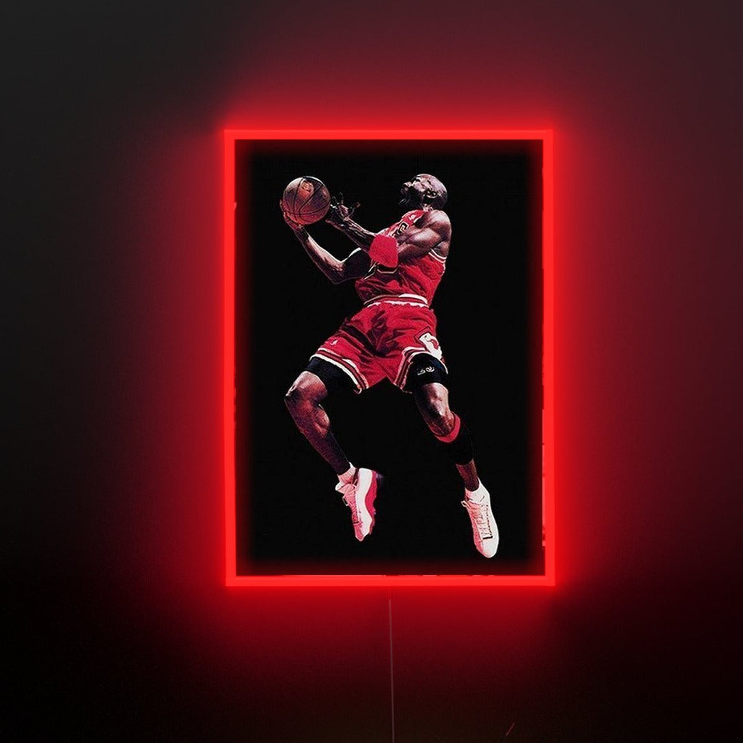 🛒jordan Print Frame Led Neon Light – Neon Factory
