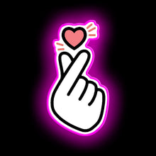 Load image into Gallery viewer, KPOP HEART LOVE NEON SIGN
