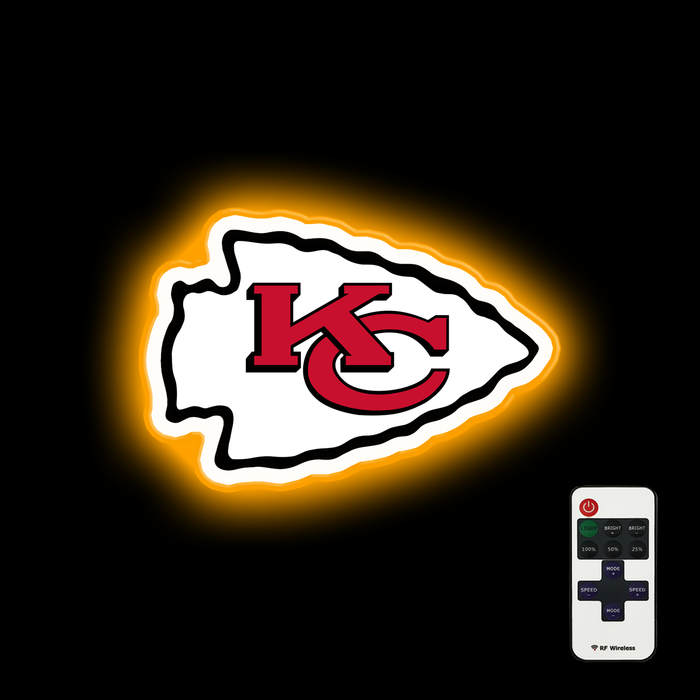 Kansas City Chiefs luminous badge
