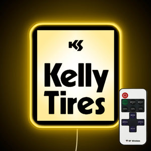 Kelly Tires neon sign
