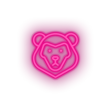 Load image into Gallery viewer, pink lion led animal carnivore cartoon fauna leo lion zoo neon factory