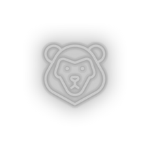 Load image into Gallery viewer, white lion led animal carnivore cartoon fauna leo lion zoo neon factory