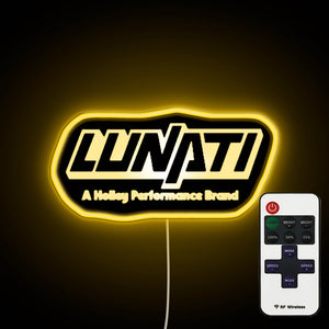 Lunati Logo neon sign