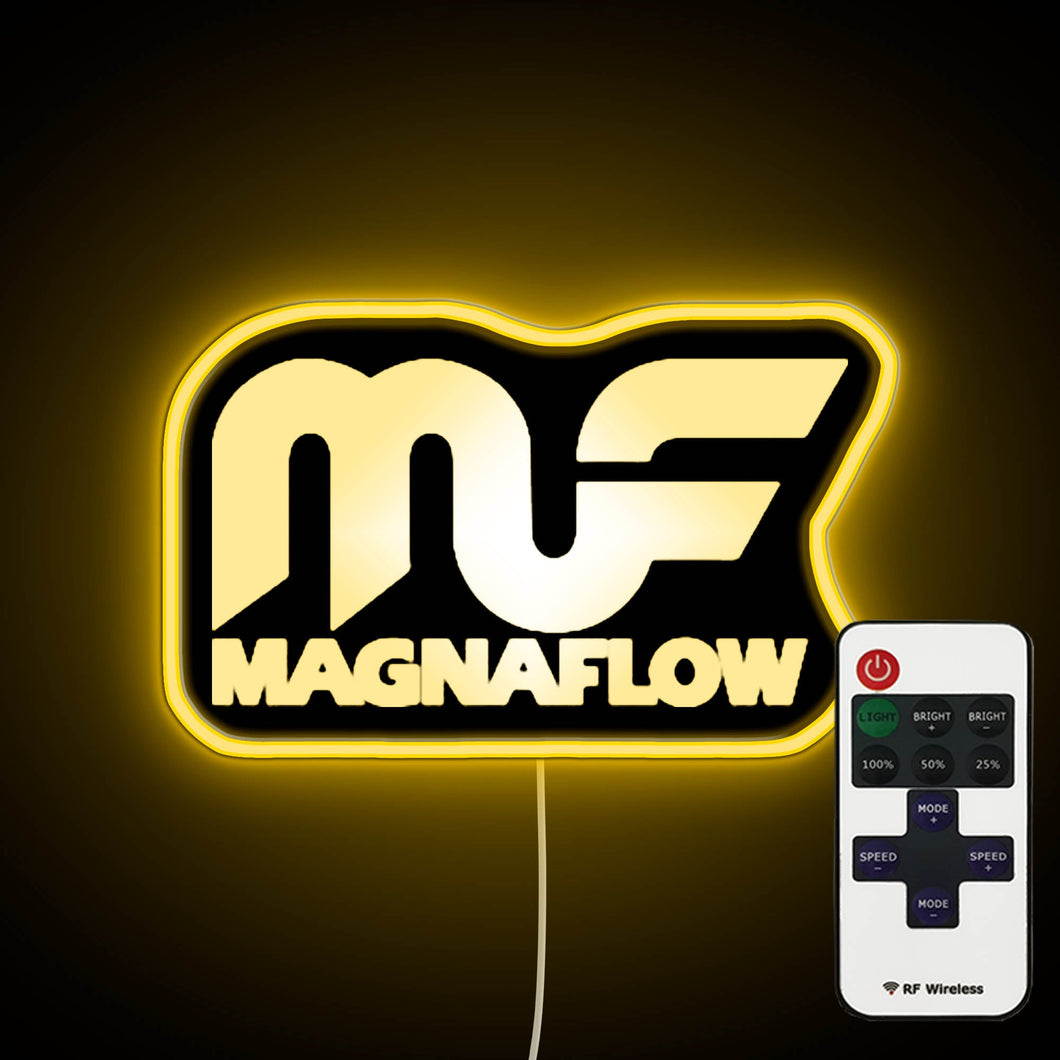 Magnaflow Logo neon sign