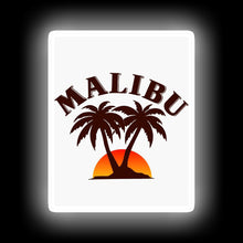 Load image into Gallery viewer, Malibu brand logo neon board sign