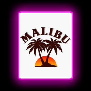 Malibu neon Poster