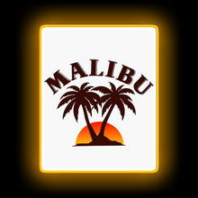 Load image into Gallery viewer, Malibu Alcohol Poster neon sign