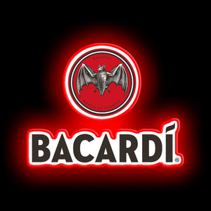 Bacardi led sign for wall and bar neon