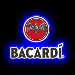 Bacardi neon light for bar