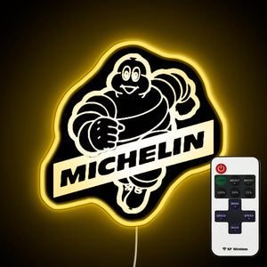 Michelin Logo B neon sign
