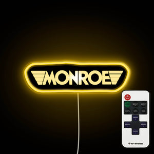 Monroe Shocks Logo neon sign