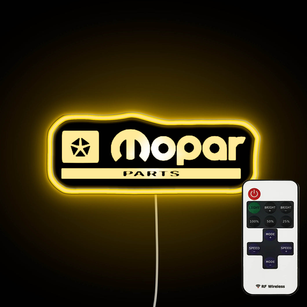 Mopar Led Rope Sign Mopar Neon Wall Light – Neon Factory