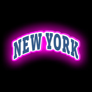 New York Capital neon sign