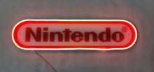 Load image into Gallery viewer, Nintendo logo neon light
