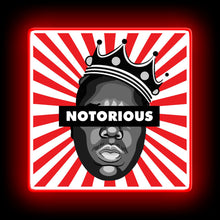 Load image into Gallery viewer, Notorious BIG led neon sign for sale