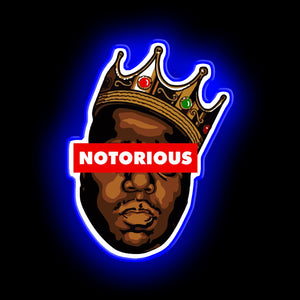 Notorious B.I.G neon sign