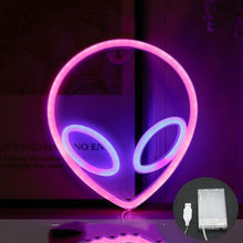 Load image into Gallery viewer, cheap alien neon sign