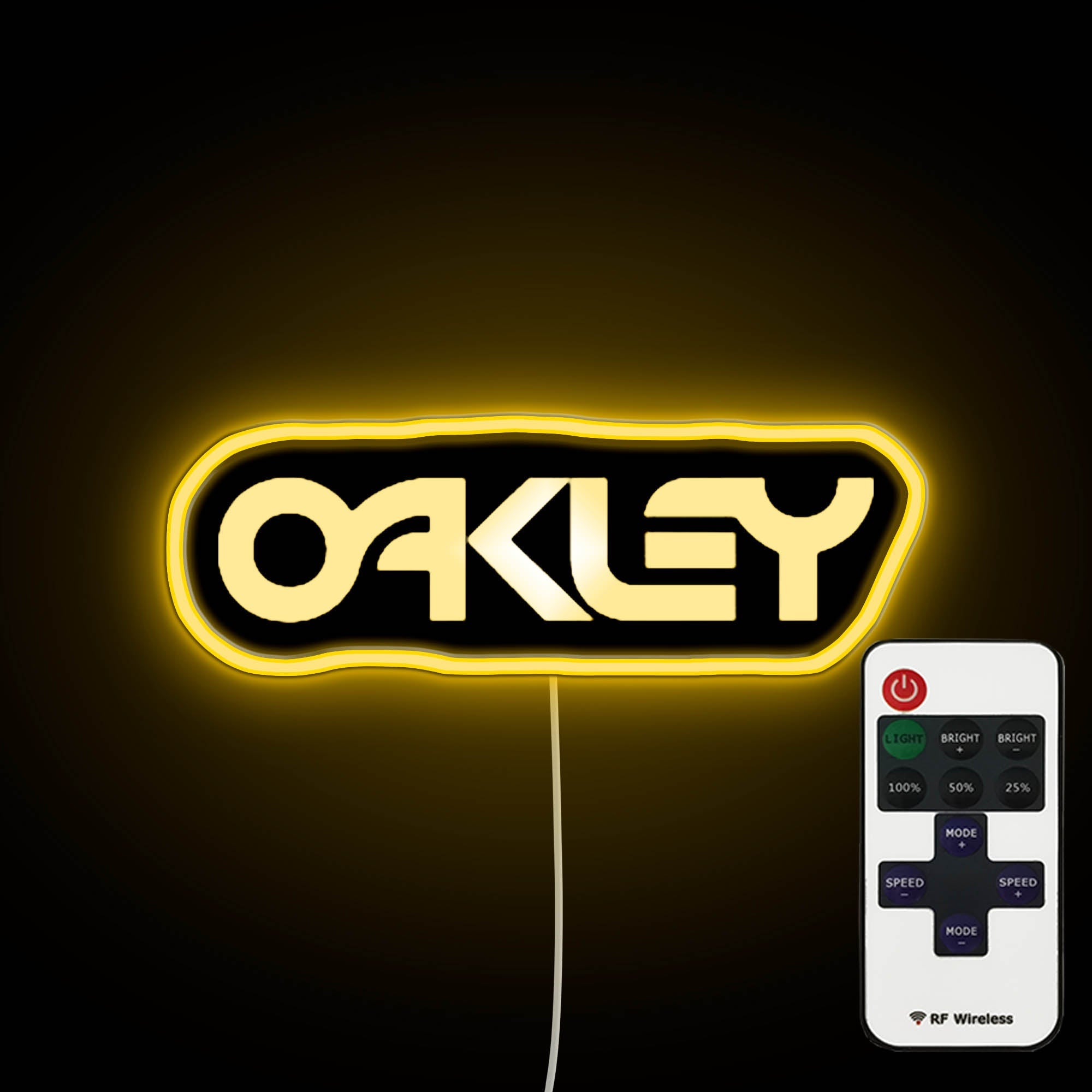 Oakley Logo Neon Wall Light
