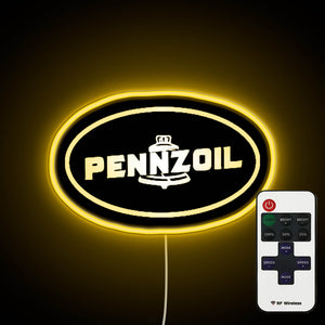 Pennzoil Logo neon sign
