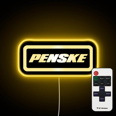 Penske Logo neon sign