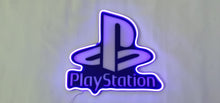 Load image into Gallery viewer, Playstation neon sign blue