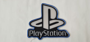 Playstation game logo neon decor