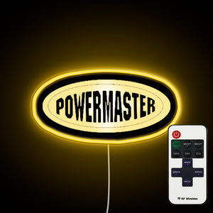 Powermaster Logo neon sign