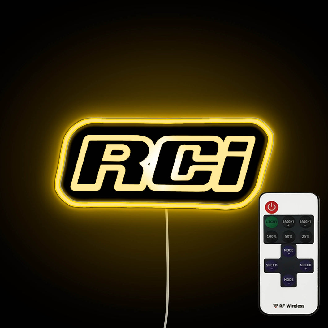 RCi Logo neon sign