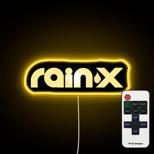 Rain X Logo neon sign